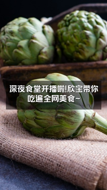 抖音梦境欣视频封面:深夜食堂开播啦!欣宝带你吃遍全网美食~